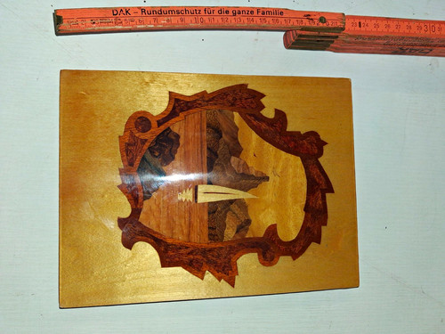 Intarsien holzbild mit - intarsien-holzbild,