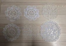 6 x Spitzen-Deckchen Konvolut  ××1××