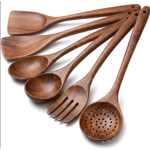 Kochbesteck holz set tlg - holz, 6-tlg