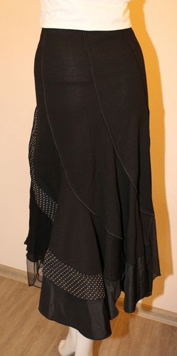Damen rock midi langer - rock,