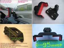 #355 Handy Halterung Adapter kompatibel mit VW Up Skoda Citigo Seat Mii ab 2017