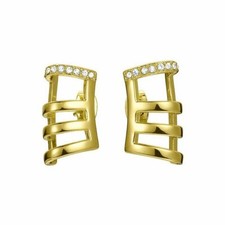 Joop Damen Ohrringe Edelstahl Silber Stripes JPER10019B000