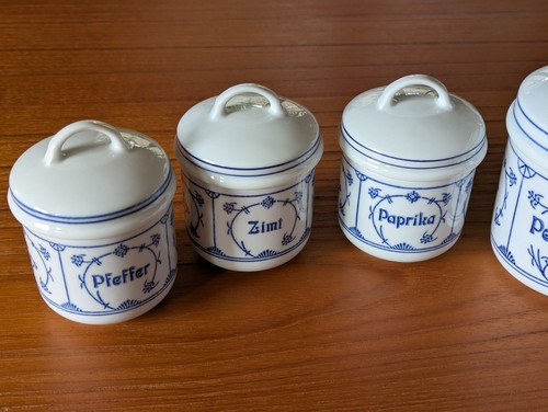 Gewürzdosen set aus porzellan - gewürzdosen,