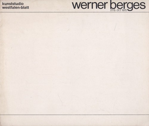 Buch werner berges - buch:,