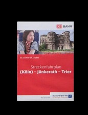 DB-Streckenfahrplan Köln-Trier, 2010 - 2011 (für die Westentasche)