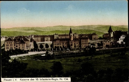 Plauen vogtland kaserne - ak,
