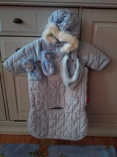Baby winterjacke mit fußsack - winterjacke,