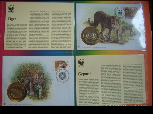 Wwf numisbrief tiger - wwf,