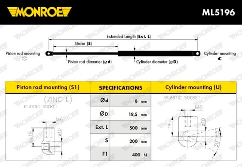 Monroe original max lift - monroe,