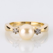 Ring aus 585er Gelbgold mit