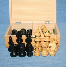 Schachfiguren Holz /