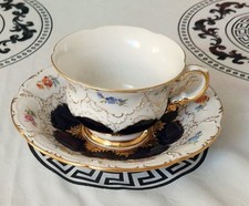 Meissen Mokkagedeck B-Form