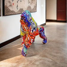 Graffiti gorilla resin - graffiti,
