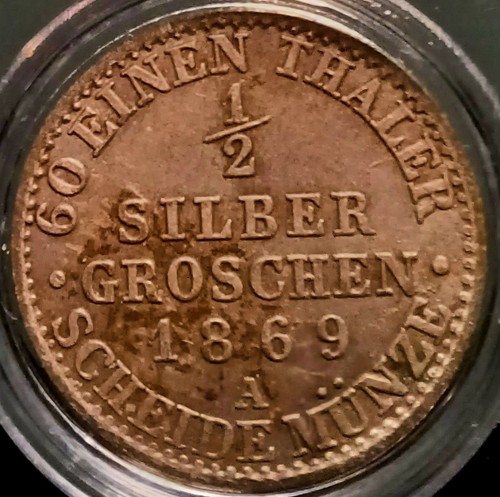 Preußen silbergroschen - 1/2,