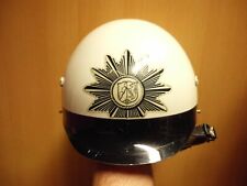 NRW POLIZEI NORDRHEIN-WESTFALEN DEMO-HELM EINSATZHELM 1960ER JAHRE GRÖSSE 55-57