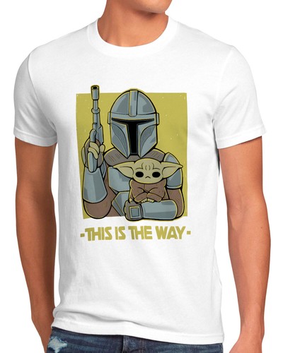 Grogu way herren shirt yoda - t-shirt,