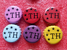 6 verschiedene Kronkorken - TH - Thomas Henry - *Sammlung* Crown Caps, Chapas 