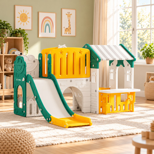 Kinderrutsche 7in1 spielplatz - kinderrutsche,