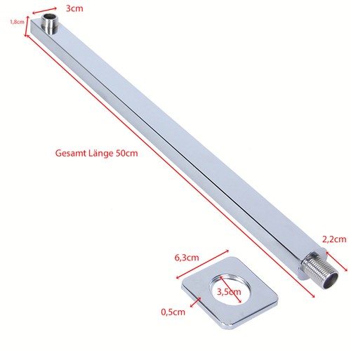 50cm zulaufarm wandarm messing - 50cm,