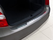 Ladekantenschutz mit Abkantung für Skoda Fabia 2 II Combi 2007-2014 Edelstahl