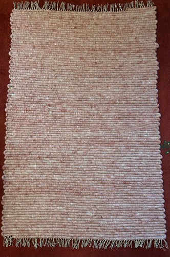 Handgewebter wollteppich mit - wollteppich,
