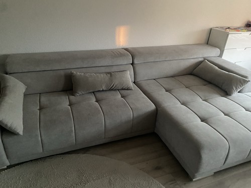 Verkaufe graues sofa sehr - verkaufe,