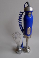 Stabmixer KENWOOD HB 856 Triblade blau defekt + Triblade Mixerfuss + Schneebesen