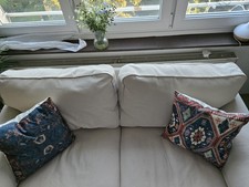 IKEA Ektorp 2-er Sofa, Weiß/Beige, 179X88X88CM