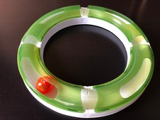 :: Catit Sense Katzen, Kugelschienen, runde Kugelbahn mit LED-Leuchtball ::