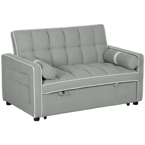 Homcom sitzer schlafsofa - homcom, 2-sitzer-schlafsofa