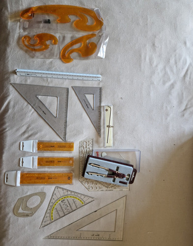 Transparentes geometrieset mit - geometrieset,