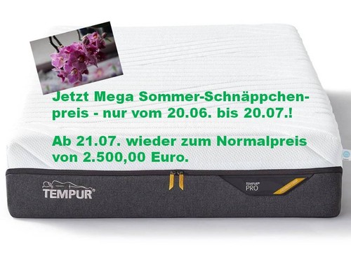 Tempur pro matratze firm - matratze,