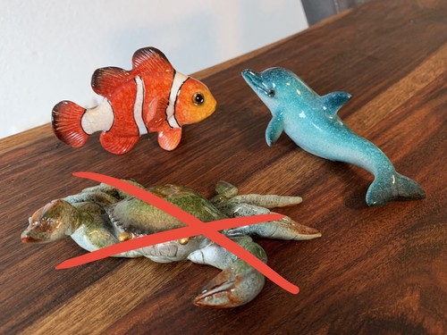 Deko keramik tiere krebs - deko,