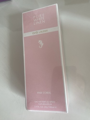 Pure white linen pink - white,