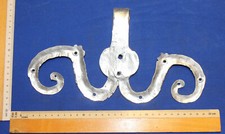 Verzinnter schmiedeeisenerer, historischer Türbeschlag (W17)