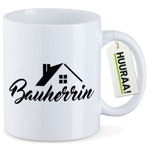 Kaffeetasse bauherrin - kaffeetasse,