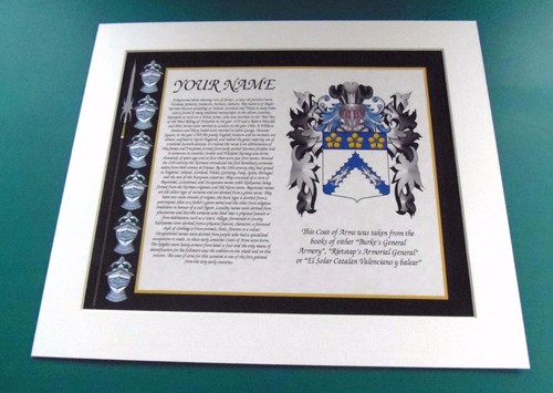 Wappen nachname geschichte - &,