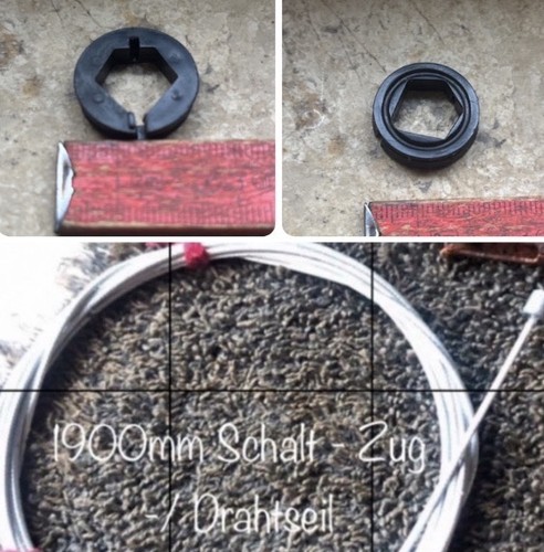 Schaltscheibe für 1 - , +