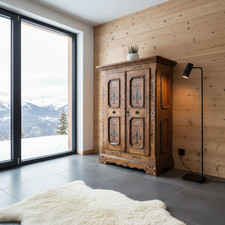 Voglauer Anno 1700 braun antik Schrank Bauernschrank Landhaus Landhausschrank