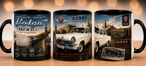 Gaz volga tasse schwarz - gaz,