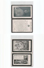 (c1676)   Sterbebildchen Garvert-Sindern Kompanieführer gefallen und auf de