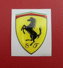 Original Ferrari SF Wappen Emblem Logo BADGE 3D Gel Aufkleber Sticker 50x40 