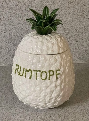 Keramik rumtopf ananas - rumtopf,
