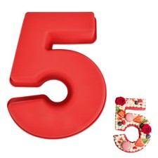 Silikon Kuchenform Zahlen Groß Silikon Backform Zahl 5 Antihaftend Silikons B...