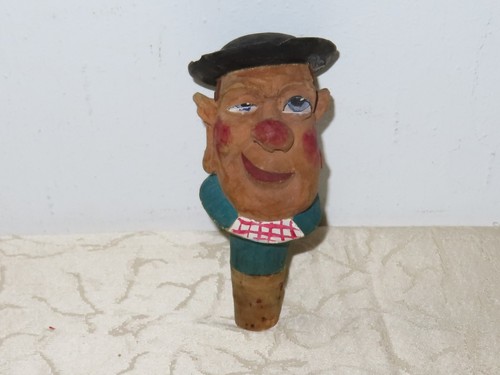 Holz zierkorken figur mann - holz,