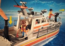 *-*Playmobil: 5540 Rettungsboot-Löschboot-Schiff  mit UWM  und in OVP*-