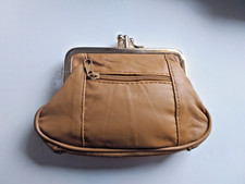 Damem Geldbörse Klippverschluss Knipsbörse + Patchworkleder+ versch. Farben +N+1