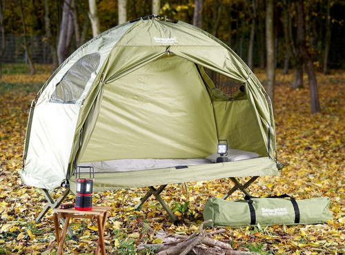 Neu 4in1 zelt - neu, feldbett