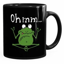 Kaffee-Tasse Frosch Yoga Ohmm