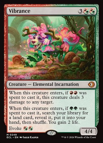 Mtg vibrance lorwyn - *mtg:,